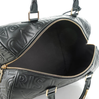 Louis Vuitton Calfskin Embossed Speedy Cube 30 Black 5 of 10