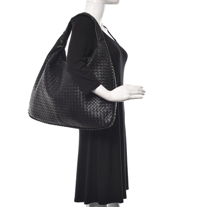 Bottega Veneta Nappa Intrecciato Maxi Veneta Hobo Black 2 of 13