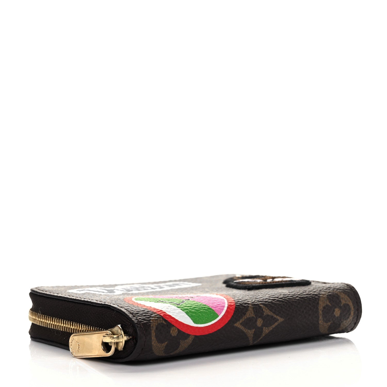 Louis Vuitton Monogram Travel Stickers Zippy Coin Purse 4 of 8
