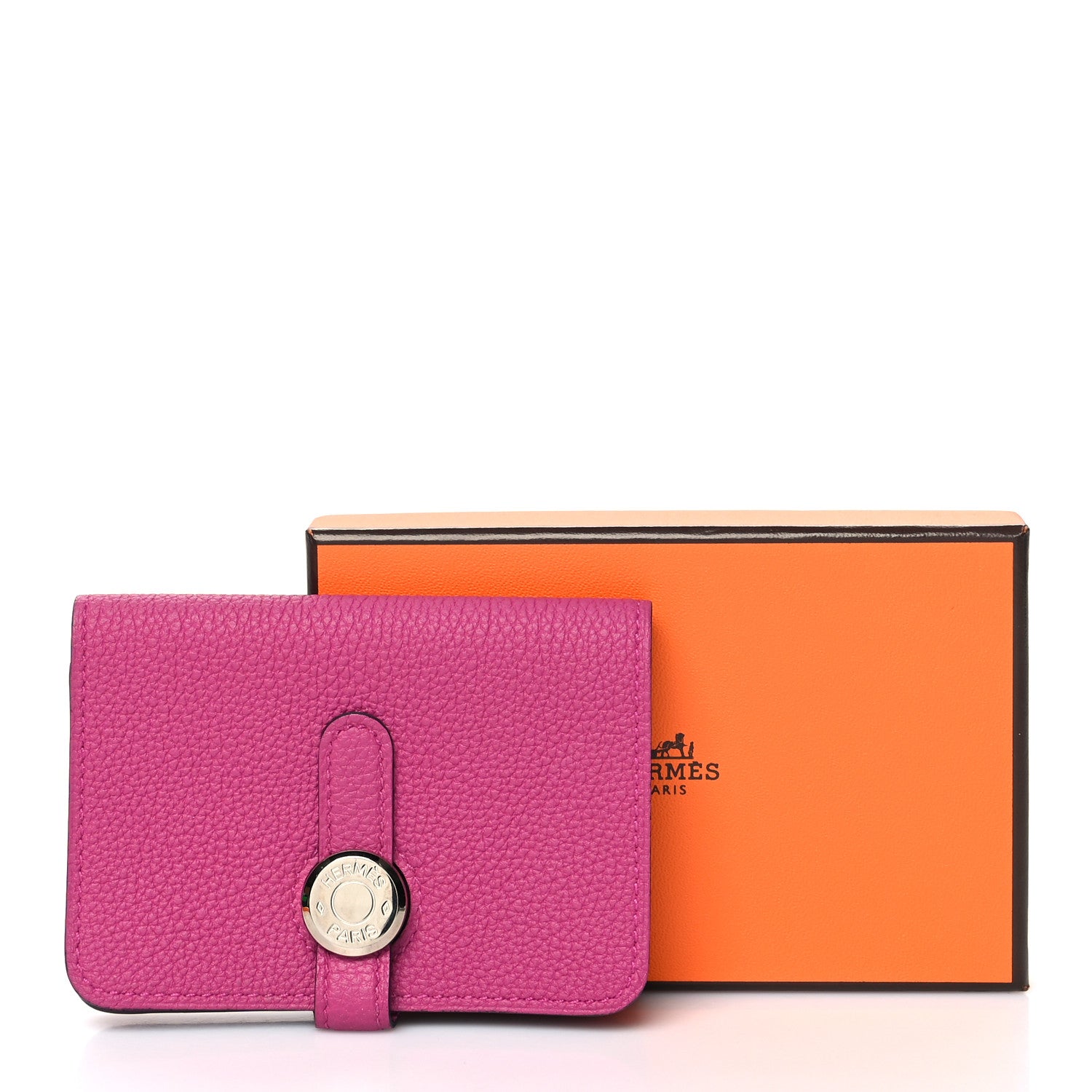 Hermes Togo Dogon Card Case Rose Pourpre 10 of 10
