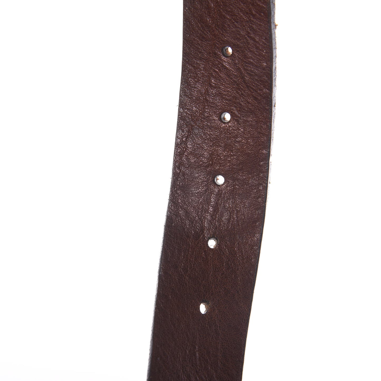 Calfskin Double G Belt 95 38 Dark Brown