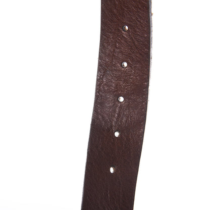 Gucci Calfskin Double G Belt 95 38 Dark Brown 4 of 5