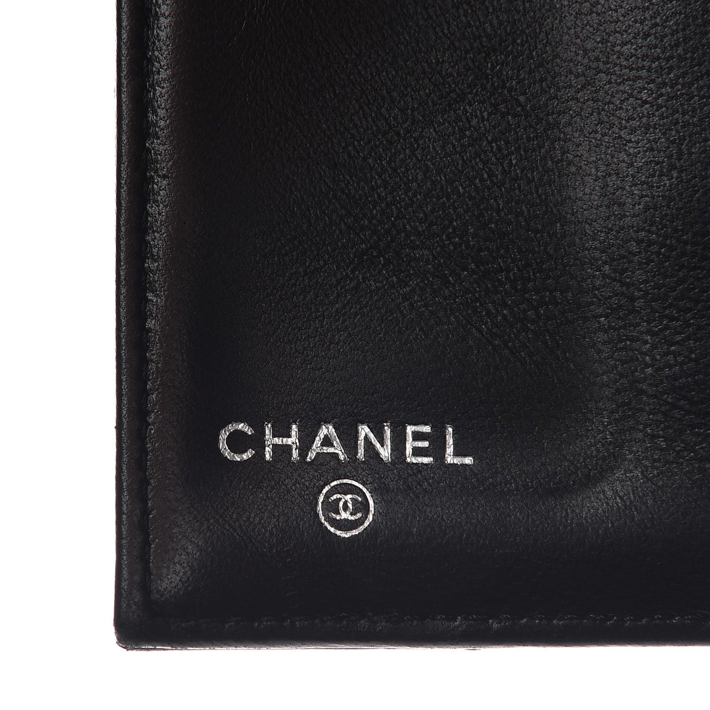 Lambskin Quilted Large Flap Wallet Black