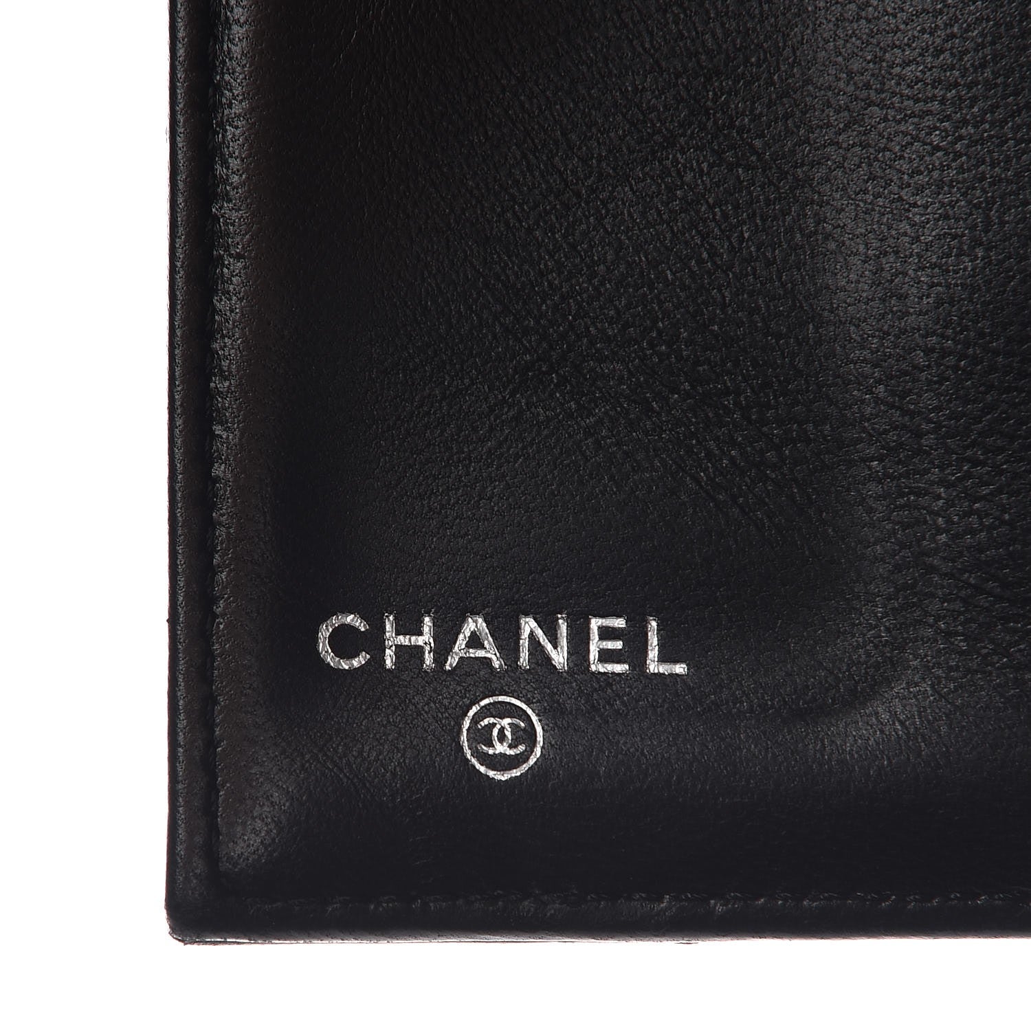 Chanel Lambskin Quilted Large Flap Wallet Black 6 of 8