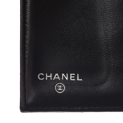 Chanel Lambskin Quilted Large Flap Wallet Black 6 of 8