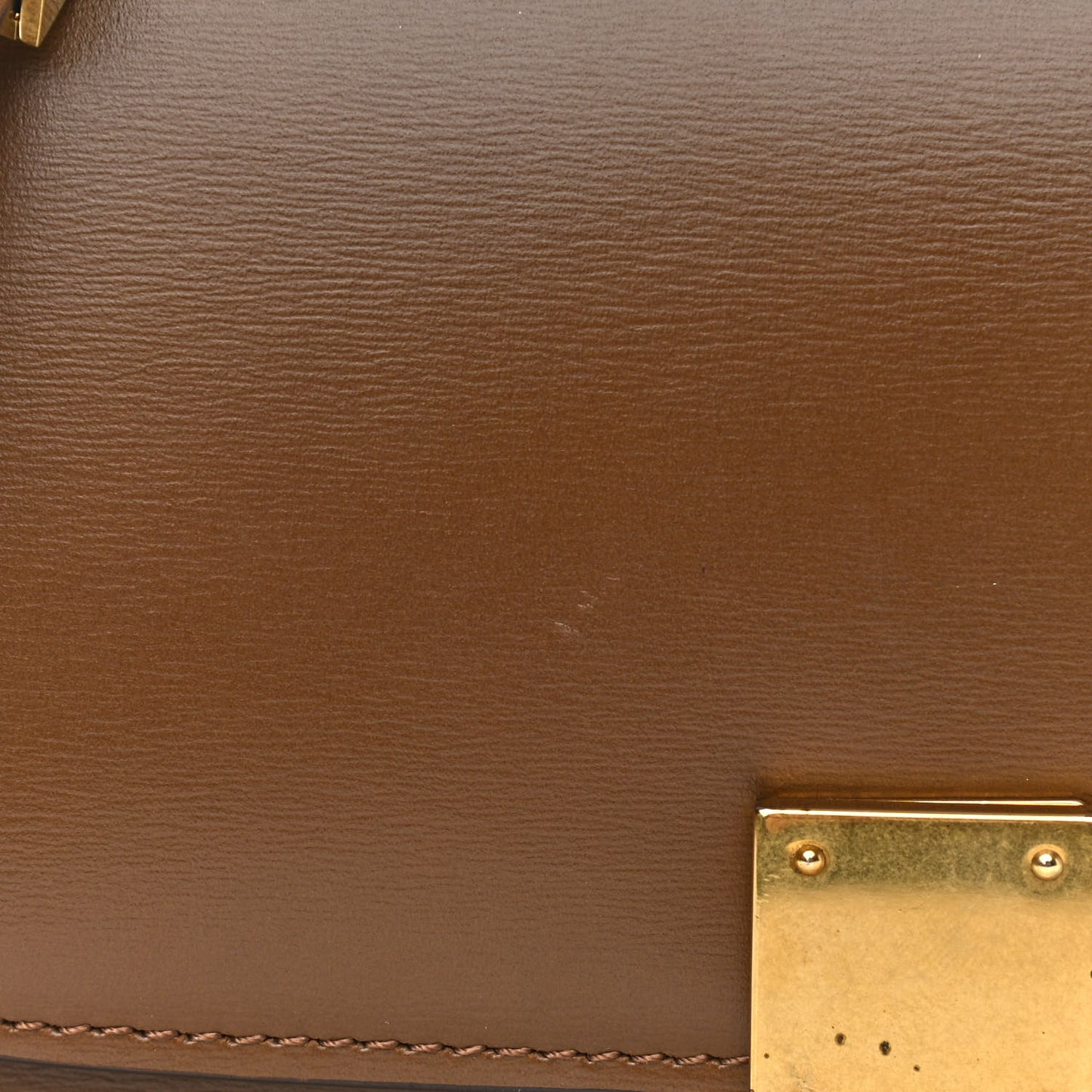 Smooth Calfskin Small Classic Box Flap Bag Camel