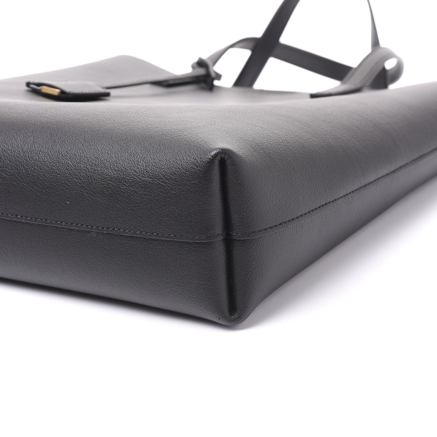 Calfskin Toy Shopping Tote Black