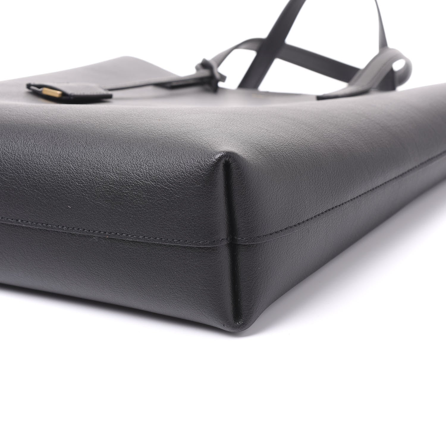 Saint Laurent Calfskin Toy Shopping Tote Black 6 of 7