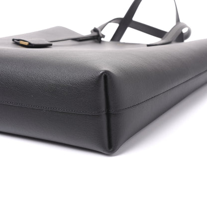 Saint Laurent Calfskin Toy Shopping Tote Black 6 of 7