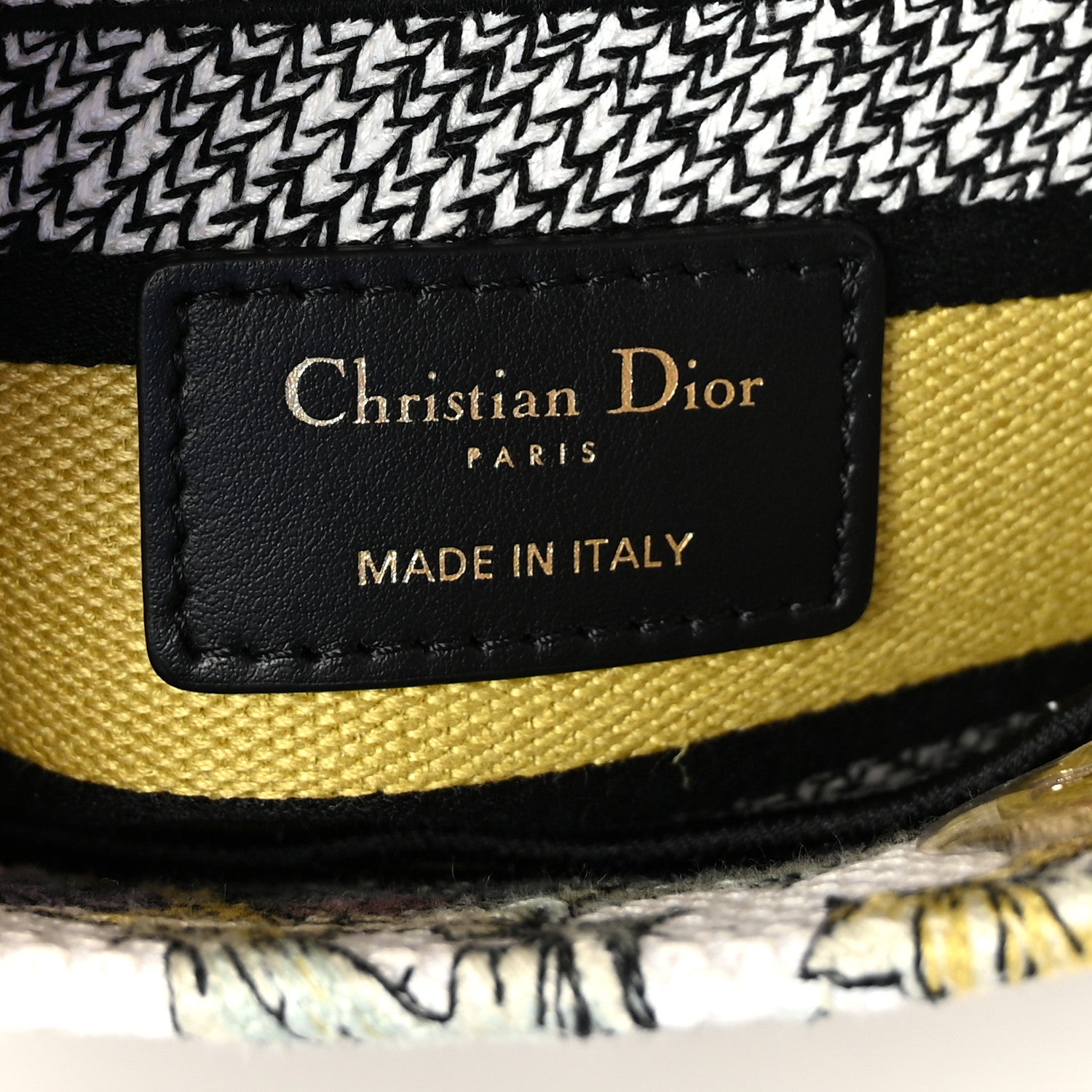 Christian Dior Canvas Embroidered Chardons Toile De Jouy Medium Lady D-Lite Latte Multicolor 6 of 9