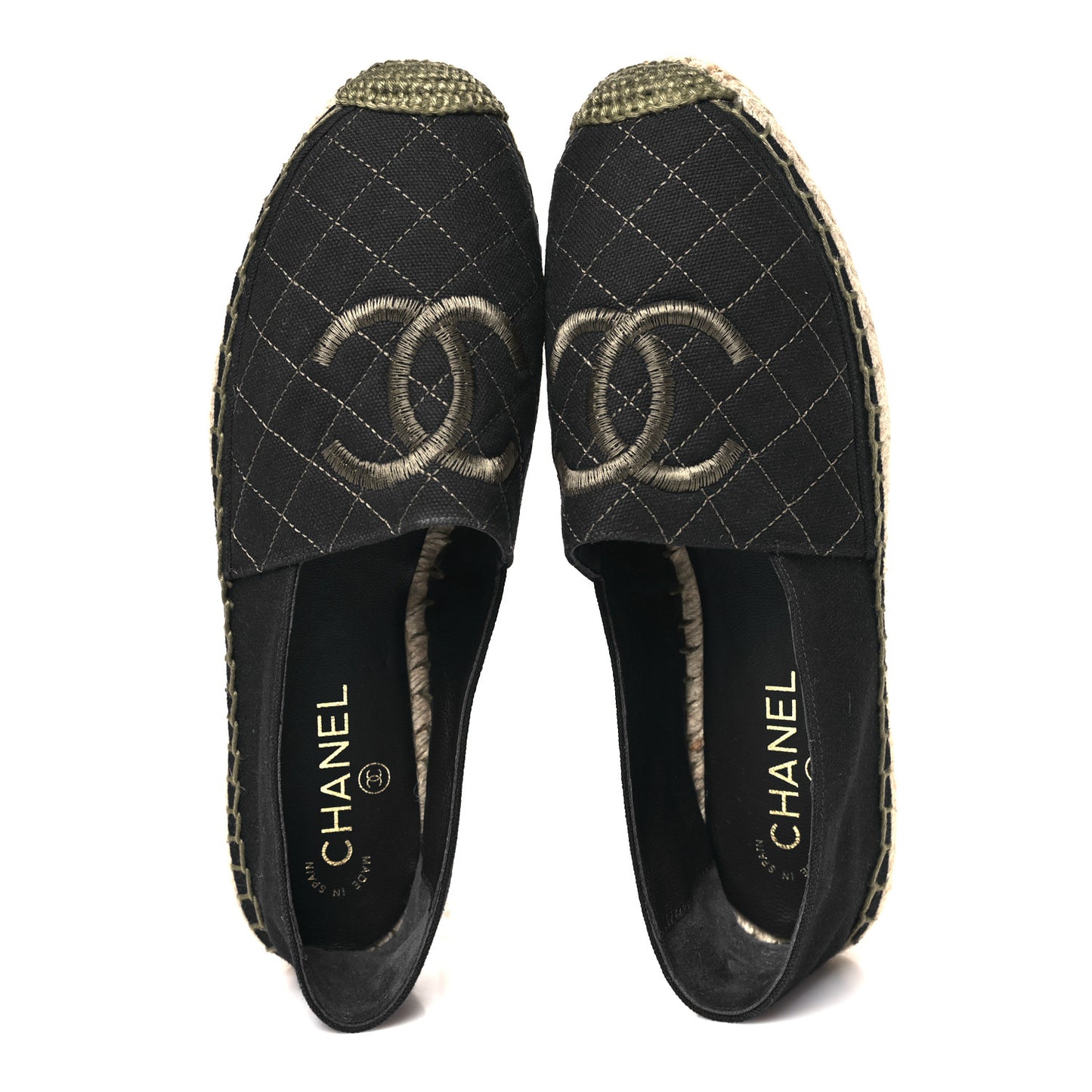 Fabric Biarritz CC Espadrilles  40 Blue Green