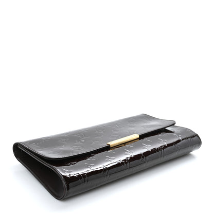 Louis Vuitton Vernis Robertson Clutch Amarante 5 of 9