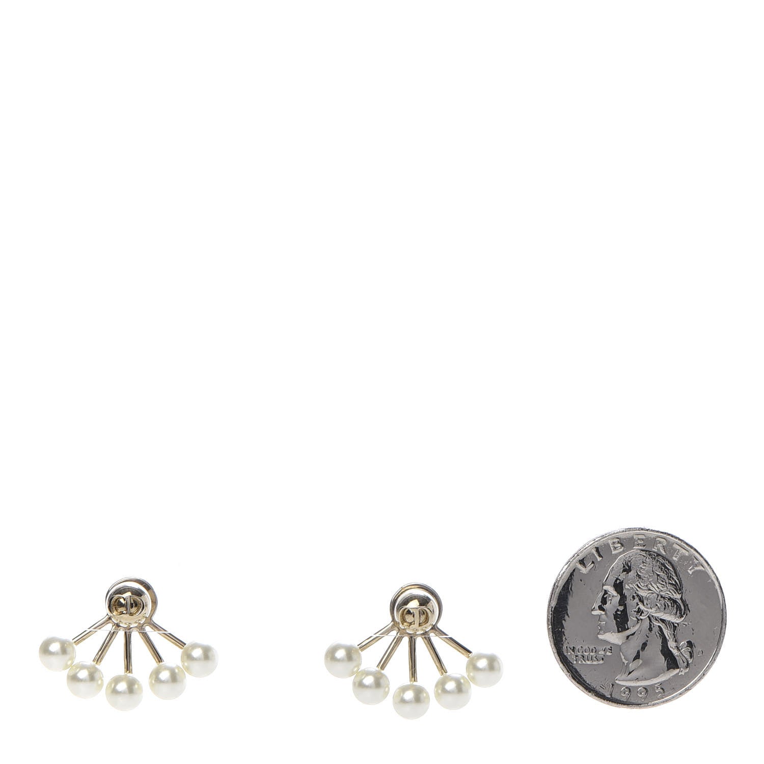 Christian Dior Pearl La Peite Tribale Earrings 2 of 5