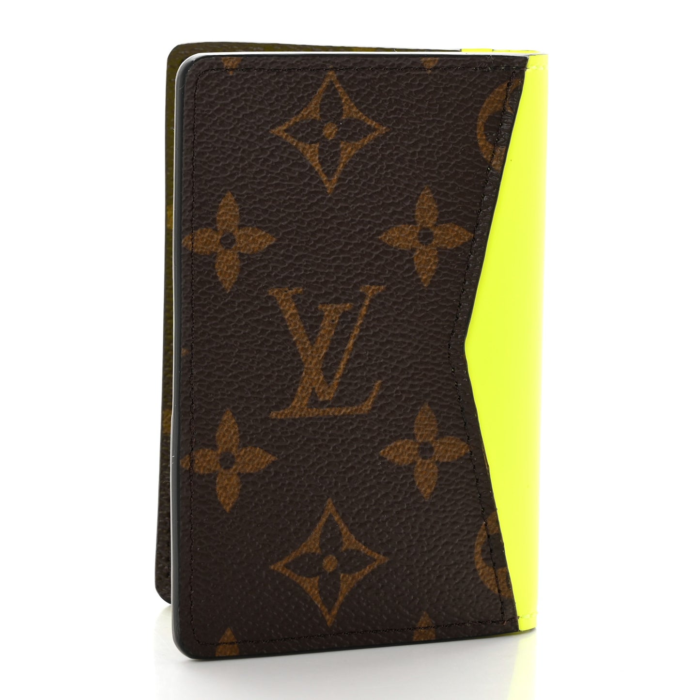 Monogram Pocket Organizer NM Yellow