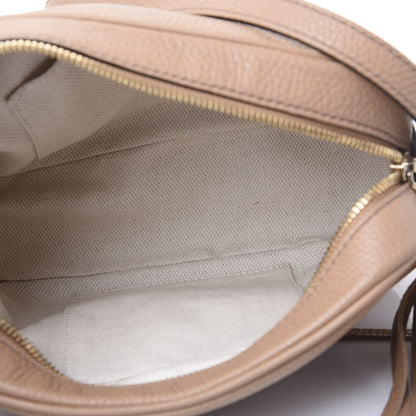 Gucci Pebbled Calfskin Small Soho Disco Bag Rose Beige 8 of 11