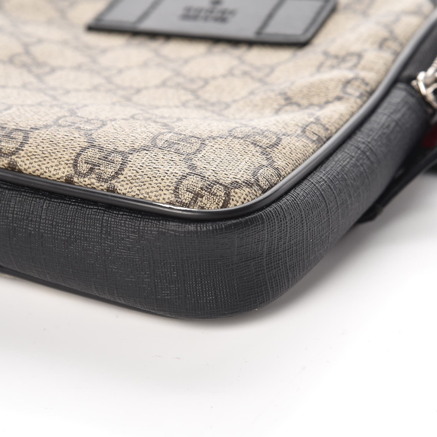 Gucci GG Supreme Monogram Web Belt Bag Black 11 of 11
