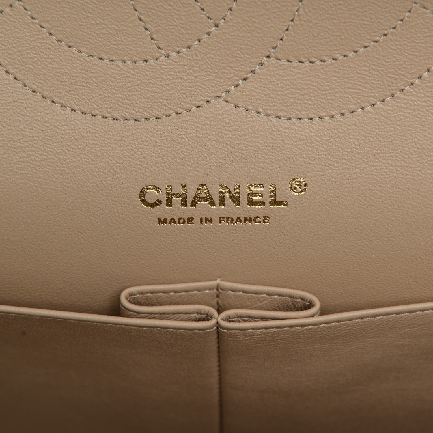 Chanel Caviar Quilted Jumbo Double Flap Beige Clair 6 of 7