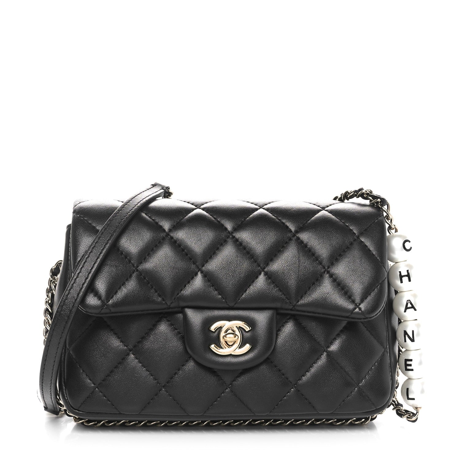 Chanel Lambskin Quilted Small My Precious Flap Black 1 of 11