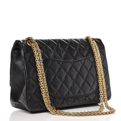 Chanel Aged Calfskin Quilted 2.55 Reissue 226 Flap Black 4 of 10
