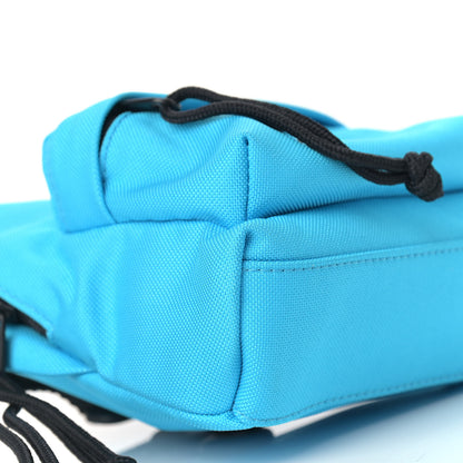 Balenciaga Recycled Casual Nylon Mini Oversized Backpack Cyclades Blue 7 of 8