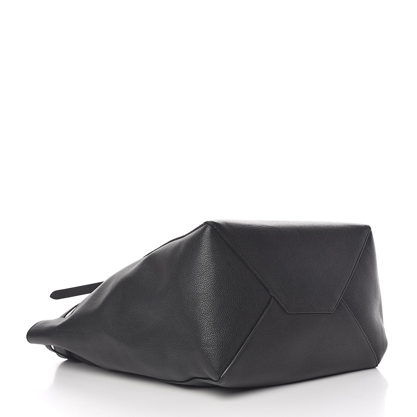 Soft Grained Calfskin Medium Belt Cabas Phantom Black
