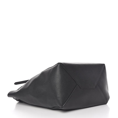 Celine Soft Grained Calfskin Medium Belt Cabas Phantom Black 4 of 13
