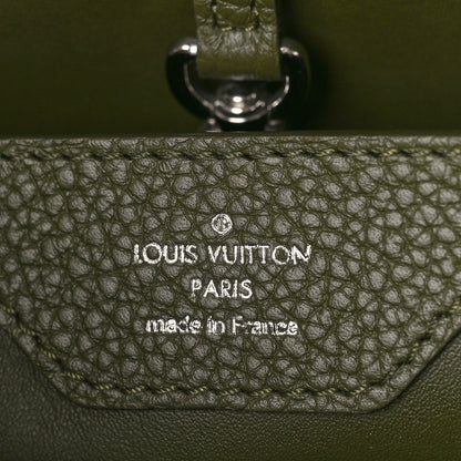 Louis Vuitton Taurillon Snakeskin Capucines PM Khaki 6 of 8