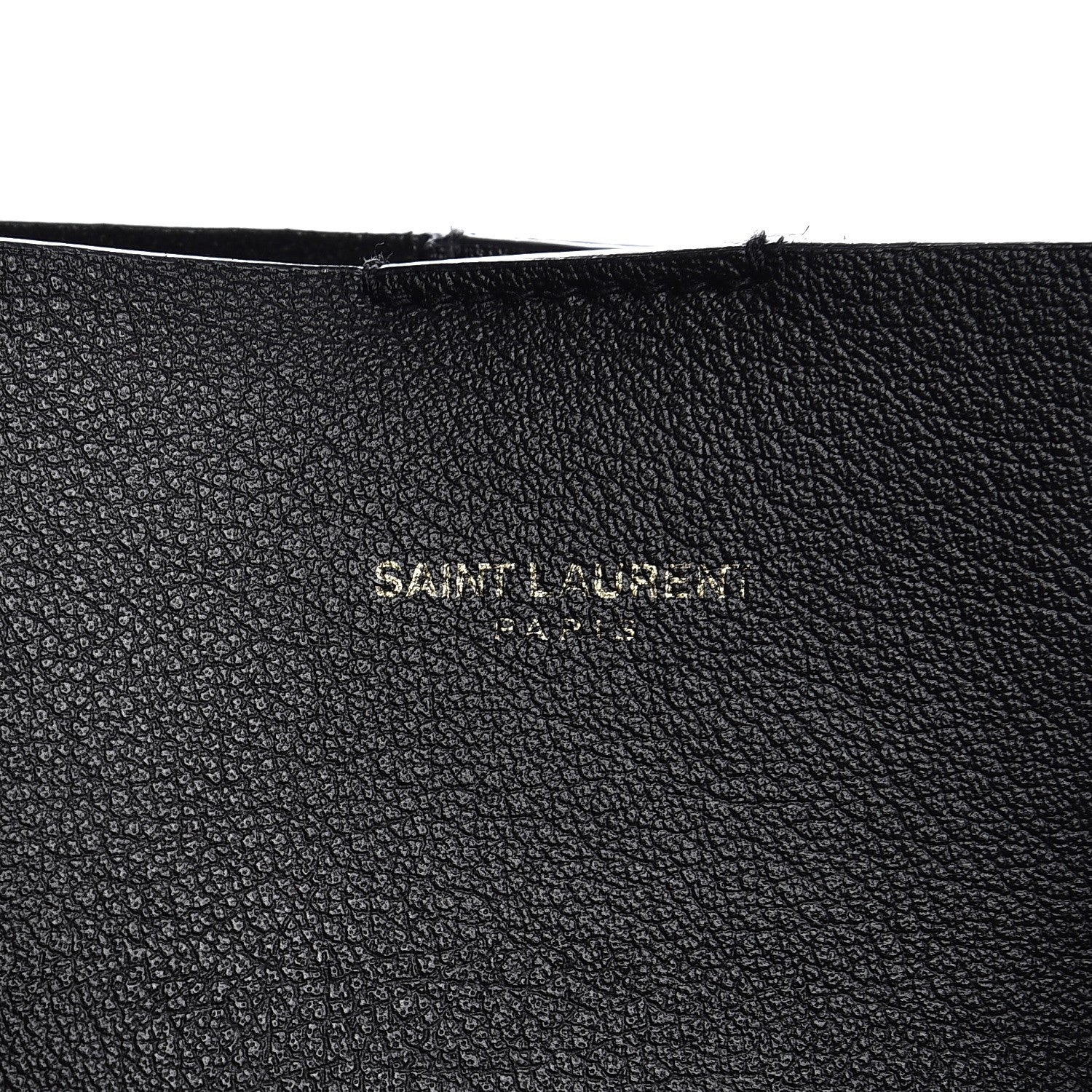 Saint Laurent Calfskin Large Shopping Tote Black 7 of 12