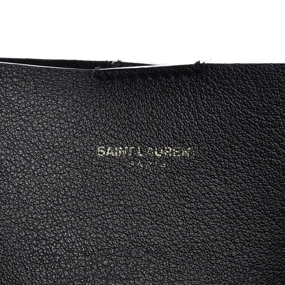 Saint Laurent Calfskin Large Shopping Tote Black 7 of 12