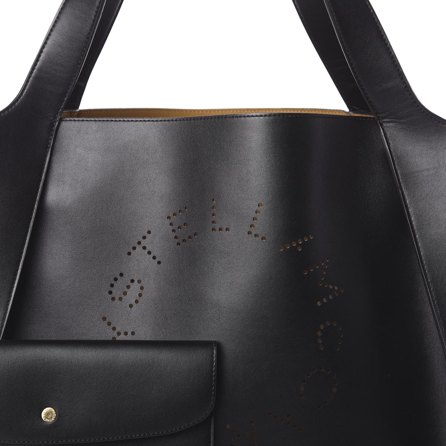 Eco Alter Nappa East West Perforated Tote Black