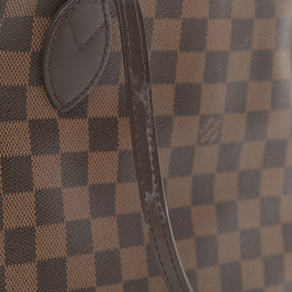 Louis Vuitton Damier Ebene Neo Neverfull MM Rose Ballerine 17 of 18