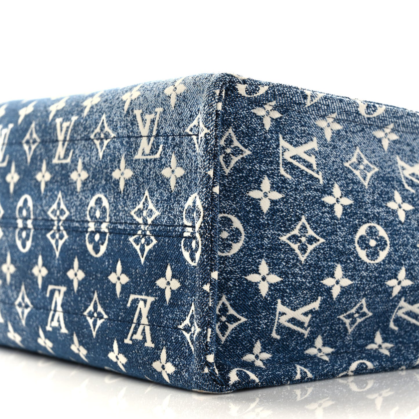 Monogram Jacquard Denim Onthego MM Bleu
