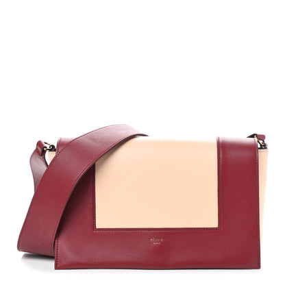 Celine Shiny Smooth Calfskin Medium Frame Shoulder Bag Ruby Nude 1 of 11