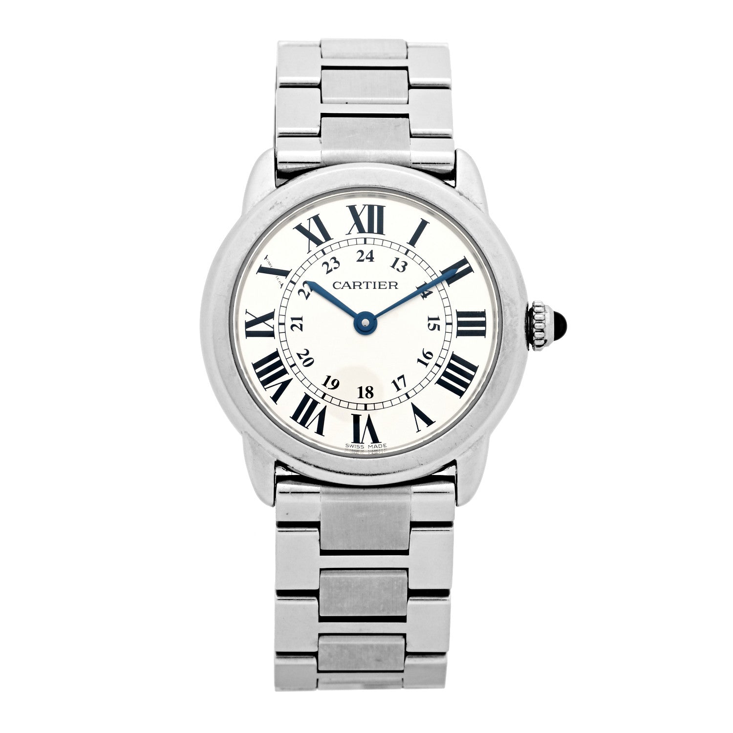 Cartier Stainless Steel 29mm Ronde Solo Quartz Watch 1 of 5