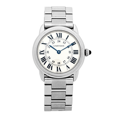 Cartier Stainless Steel 29mm Ronde Solo Quartz Watch 1 of 5