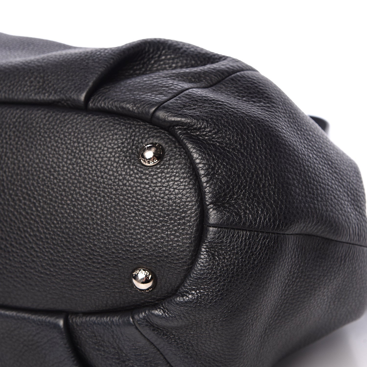 Prada Vitello Daino Shoulder Bag Black 12 of 12