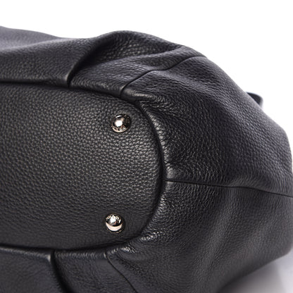 Prada Vitello Daino Shoulder Bag Black 12 of 12