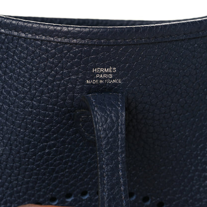 Hermes Taurillon Clemence Amazone Evelyne TPM Bleu Nuit 5 of 9
