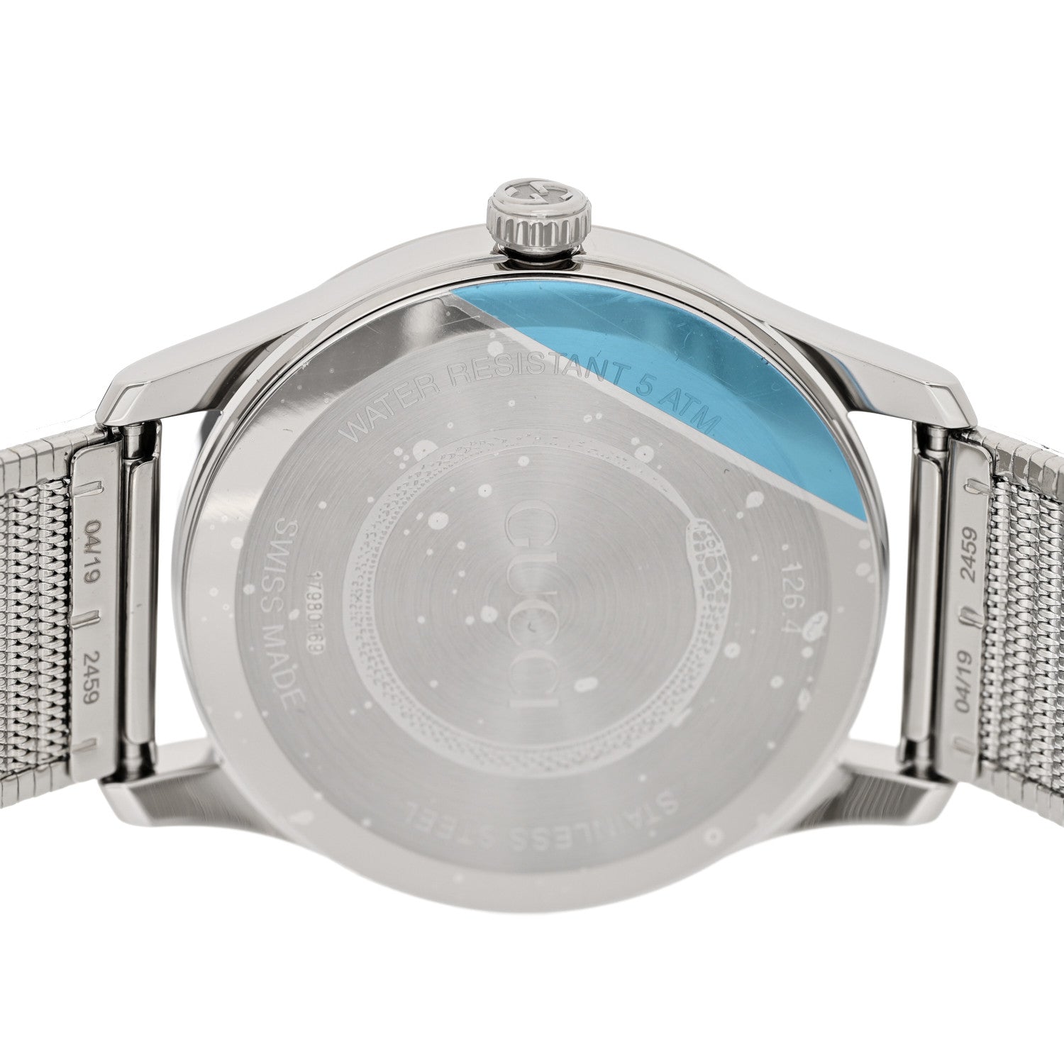 Gucci Stainless Steel 38mm Le Marche Des Merveilles Snake Quartz Watch 4 of 5