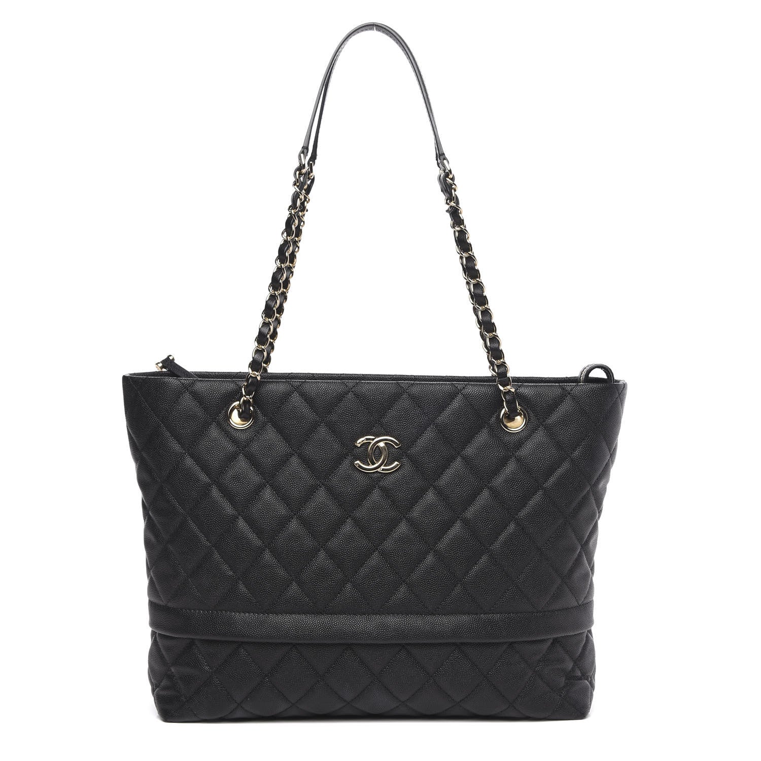 Chanel Caviar Quilted Rolled Up Tote Black 1 of 10