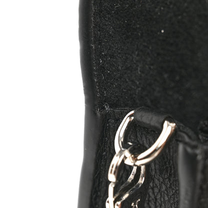 Louis Vuitton Soft Calfskin My Lockme Chain Pochette Black 10 of 11