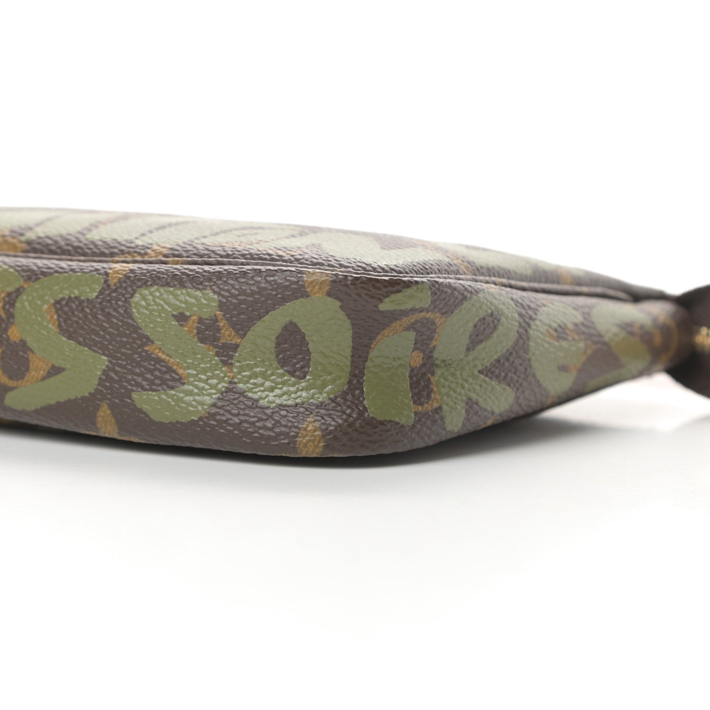 Monogram Graffiti Pochette Accessories Kaki