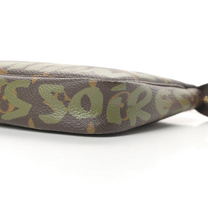 Louis Vuitton Monogram Graffiti Pochette Accessories Kaki 10 of 12