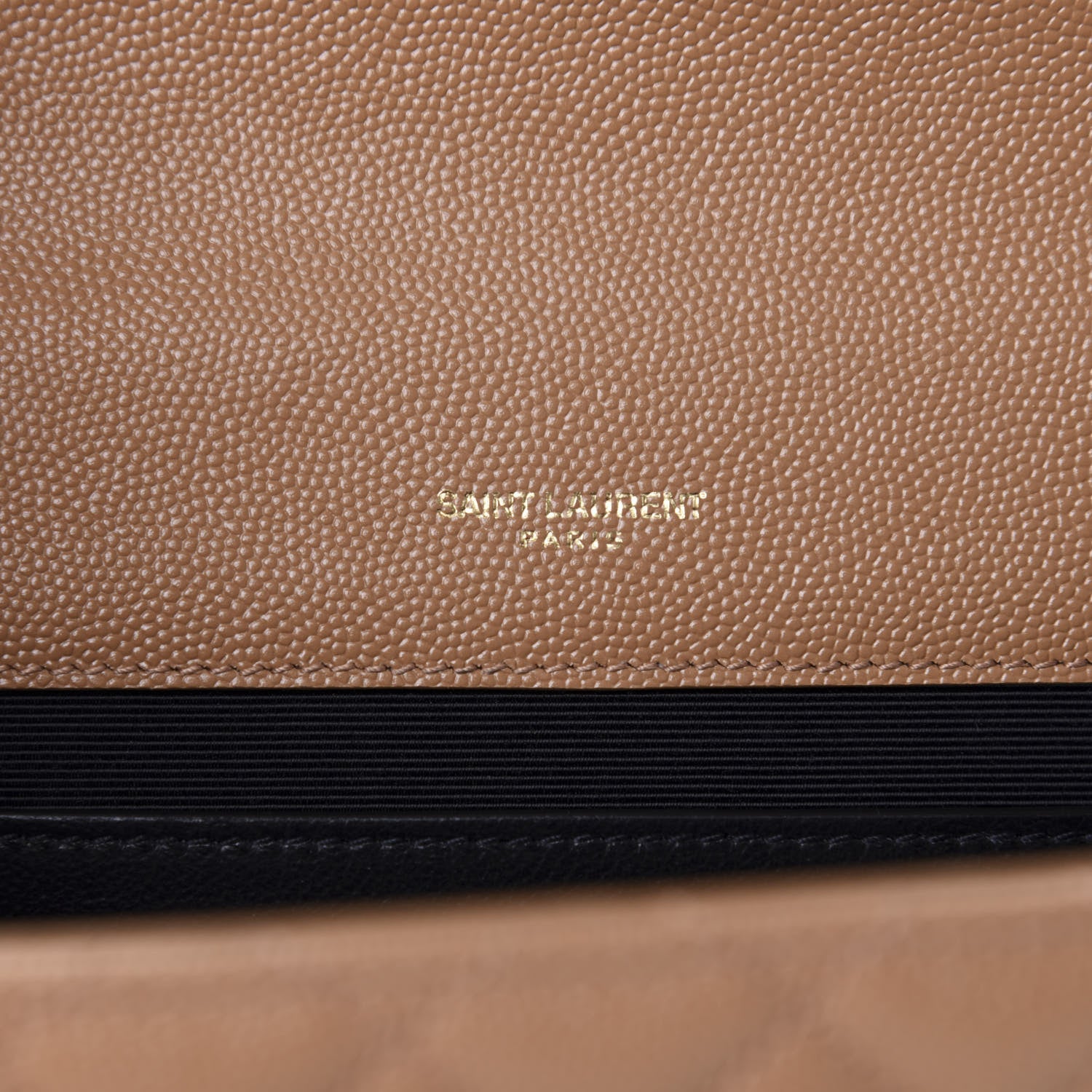 Saint Laurent Grain De Poudre Textured Mixed Matelasse Triquilt Medium Monogram Satchel Dune 8 of 9