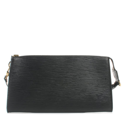 Louis Vuitton Epi Pochette Accessories 21 Black 1 of 7