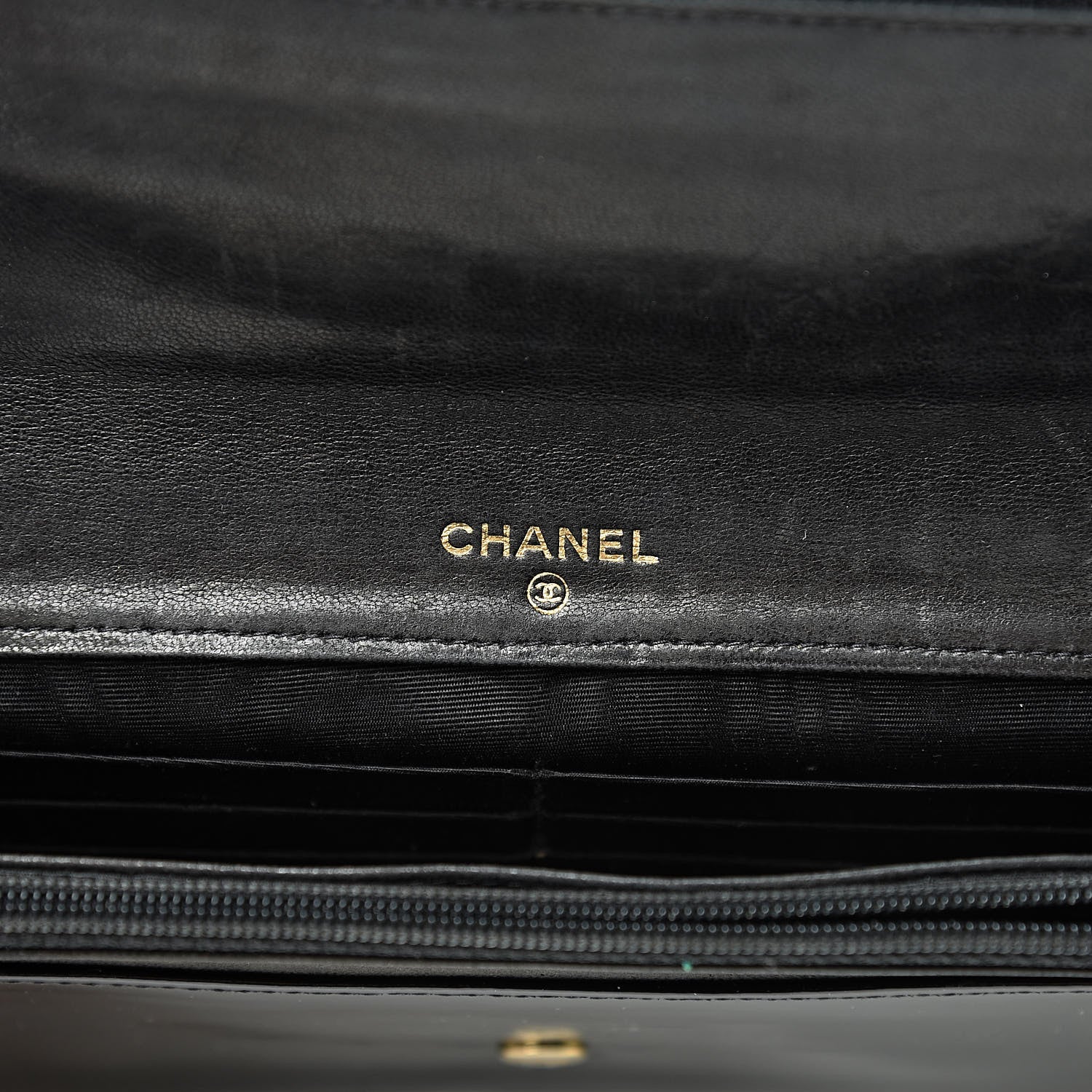 Chanel Patent Timeless CC Wallet Black 6 of 15