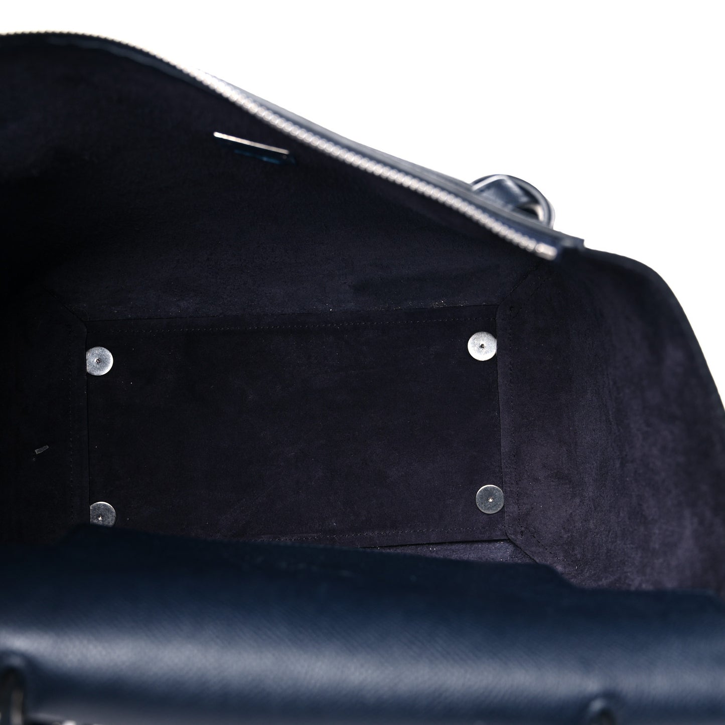 Grained Calfskin Mini Belt Bag Navy