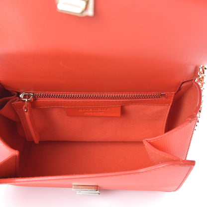 Givenchy Textured Calfskin Mini Pandora Box Chain Crossbody Bag Red 5 of 10