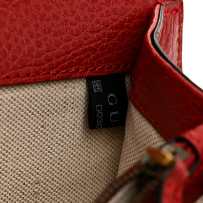 Gucci Dollar Calfskin Swarovski Crystal Small Dionysus Shoulder Bag Hibiscus Red 7 of 16