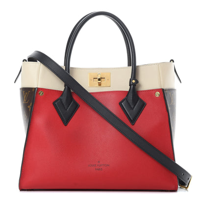 Louis Vuitton Calfskin Monogram On My Side Pirate Red 1 of 10